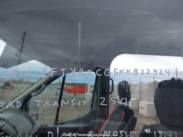 Продажа на аукционе авто 2019 Ford Transit-250, vin: 1FTYR2CG5KKB22924, номер лота: 12600725