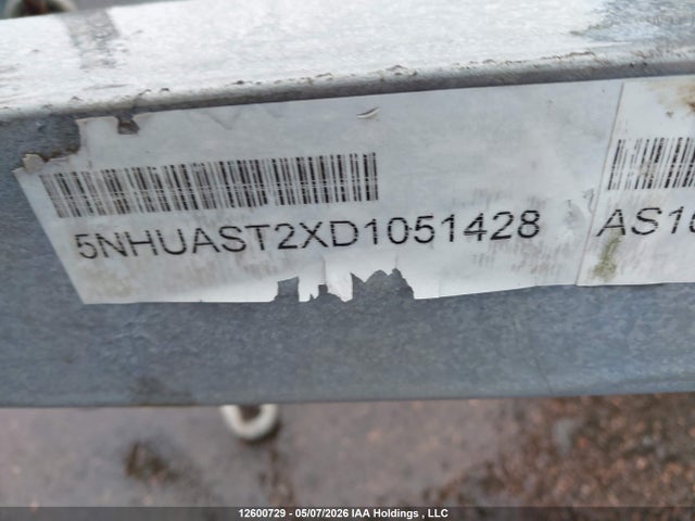 Продажа на аукционе авто 2013 Utility Trailer Mfg Utility Trailer, vin: 5NHUAST2XD1051428, номер лота: 12600729