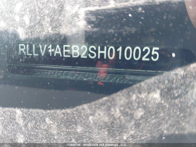 Продажа на аукционе авто 2025 Vinfast Vf 8 Eco, vin: RLLV1AEB2SH010025, номер лота: 12600730