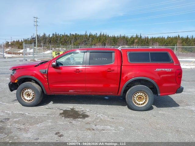 2019 Ford Ranger Lariat მანქანა იყიდება აუქციონზე, vin: 1FTER4FH2KLA60752, აუქციონის ნომერი: 12600774