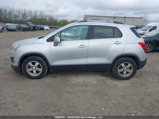 2015 Chevrolet Trax 1lt მანქანა იყიდება აუქციონზე, vin: 3GNCJLSB7FL234116, აუქციონის ნომერი: 12600781