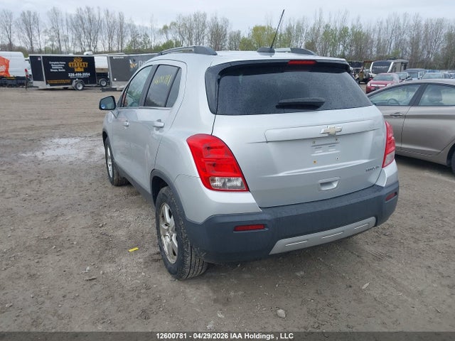2015 Chevrolet Trax 1lt მანქანა იყიდება აუქციონზე, vin: 3GNCJLSB7FL234116, აუქციონის ნომერი: 12600781