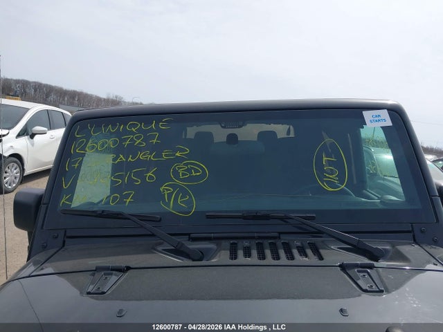 12600787 :رقم المزاد ، 1C4AJWAG3HL745156 vin ، 2017 Jeep Wrangler Sport مزاد بيع