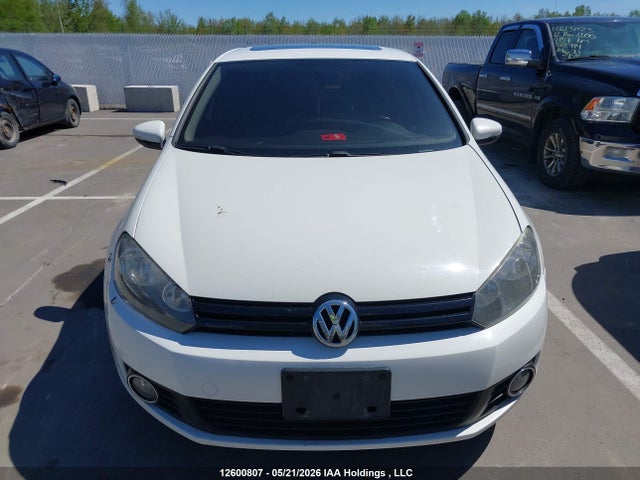 2012 Volkswagen Golf მანქანა იყიდება აუქციონზე, vin: WVWCA7AJ9CW130063, აუქციონის ნომერი: 12600807