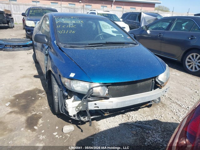 2011 Honda Civic Dx-g მანქანა იყიდება აუქციონზე, vin: 2HGFG1B38BH002128, აუქციონის ნომერი: 12600841