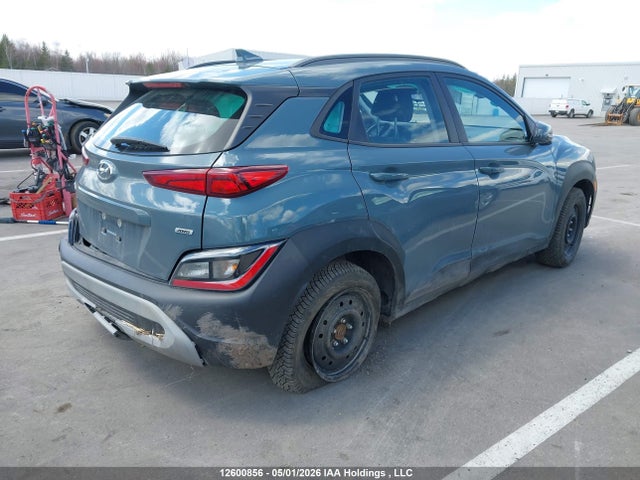 2022 Hyundai Kona Preferred Awd მანქანა იყიდება აუქციონზე, vin: KM8K2CAB3NU810271, აუქციონის ნომერი: 12600856