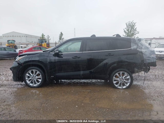 12600874 :رقم المزاد ، 5TDXBRCH5RS629276 vin ، 2024 Toyota Highlander Hybrid Limited/hybrid Platinum مزاد بيع