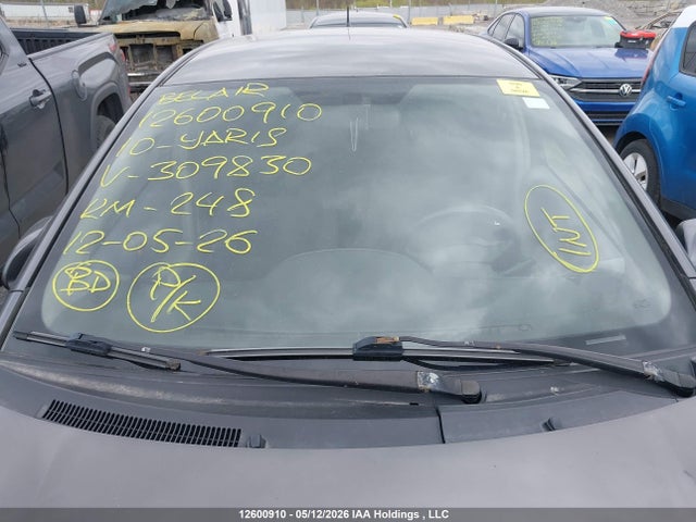 12600910 :رقم المزاد ، JTDKT4K32A5309830 vin ، 2010 Toyota Yaris مزاد بيع