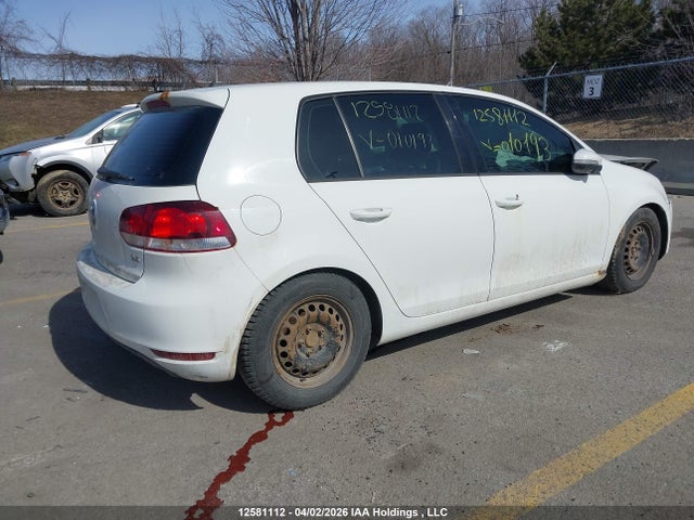 12581112 :رقم المزاد ، WVWDA7AJ6DW010193 vin ، 2013 Volkswagen Golf 2.5l Comfortline/2.5l Highline/2.5l Trendline/wolfsburg Edition 2.5l مزاد بيع
