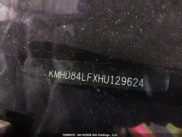 KMHD84LFXHU129624 Hyundai ELANTRA GL