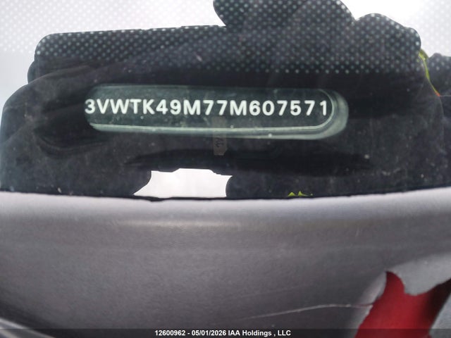 Продажа на аукционе авто 2007 Volkswagen City Jetta, vin: 3VWTK49M77M607571, номер лота: 12600962