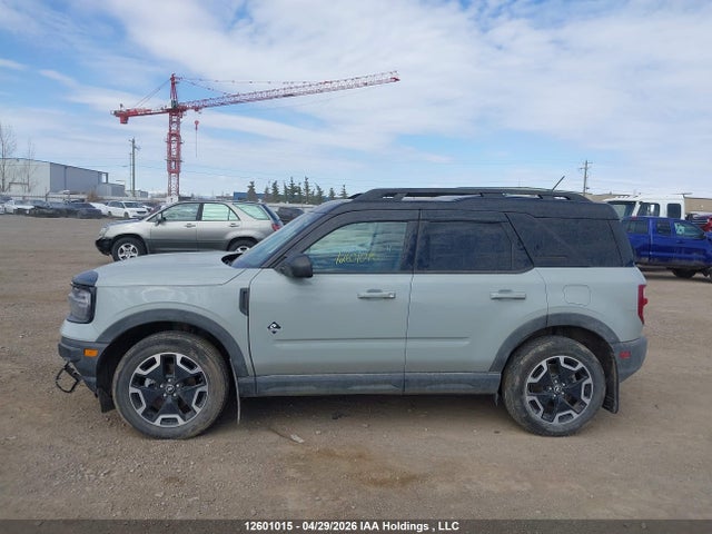 Продаж на аукціоні авто 2022 Ford Bronco Sport Outer Banks, vin: 3FMCR9C61NRE14026, номер лоту: 12601015