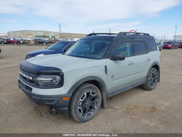 Продаж на аукціоні авто 2022 Ford Bronco Sport Outer Banks, vin: 3FMCR9C61NRE14026, номер лоту: 12601015