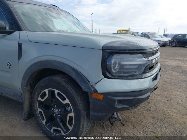 Продаж на аукціоні авто 2022 Ford Bronco Sport Outer Banks, vin: 3FMCR9C61NRE14026, номер лоту: 12601015