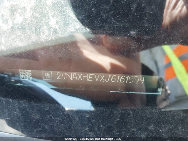 Aukcja sprzedaży 2018 Chevrolet Equinox Ls, vin: 2GNAXHEV8J6161599, numer aukcji: 12601023