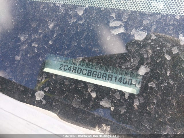 Aukcja sprzedaży 2016 Dodge Grand Caravan Se, vin: 2C4RDGBG0GR140046, numer aukcji: 12601027