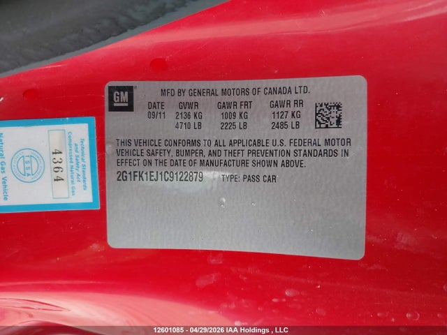Продажа на аукционе авто 2012 Chevrolet Camaro 2ss, vin: 2G1FK1EJ1C9122879, номер лота: 12601085