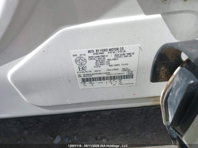 Ford EDGE SPORT 2016 2FMPK4AP6GBC14409 Image 9