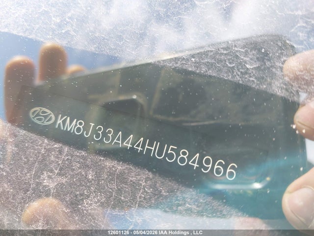 KM8J33A44HU584966 Hyundai Tucson Limited/sport And Eco/se