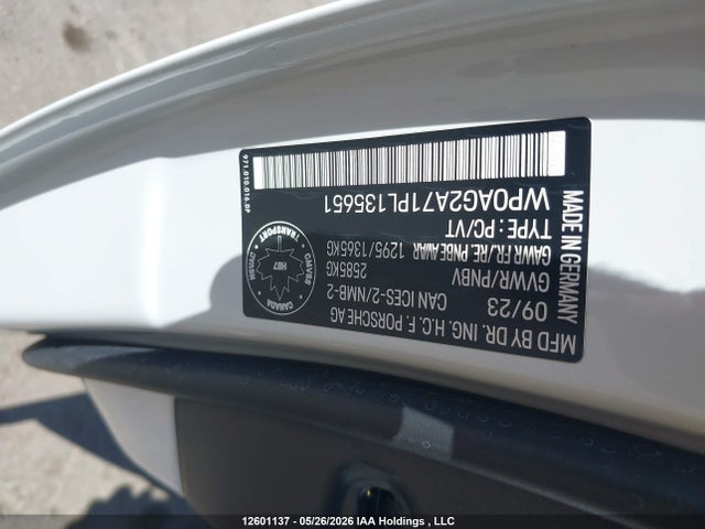 WP0AG2A71PL135651 Porsche Panamera Gts