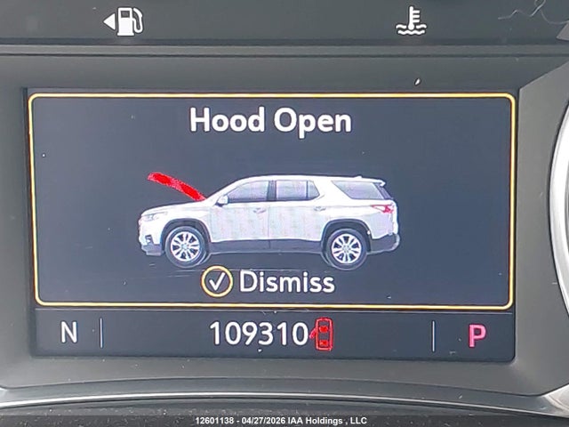 Aukcja sprzedaży 2020 Chevrolet Traverse Premier, vin: 1GNEVKKW6LJ262034, numer aukcji: 12601138
