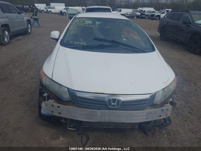 12601140 :رقم المزاد ، 2HGFB2F46CH041339 vin ، 2012 Honda Civic Lx مزاد بيع