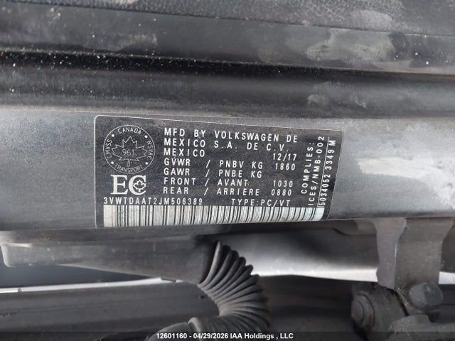 Volkswagen Beetle 2018 3VWTDAAT2JM506389 Image 18