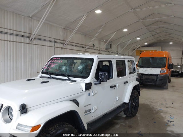 Продаж на аукціоні авто 2021 Jeep Wrangler Unlimited Sahara 4xe, vin: 1C4JJXP60MW858320, номер лоту: 12601169