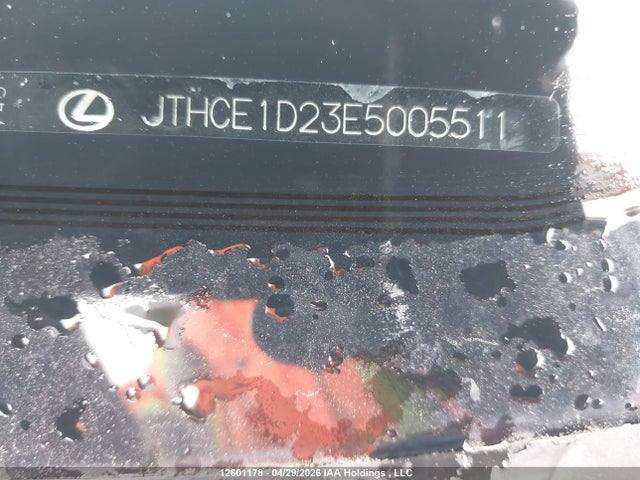 2014 Lexus Is 350 მანქანა იყიდება აუქციონზე, vin: JTHCE1D23E5005511, აუქციონის ნომერი: 12601178