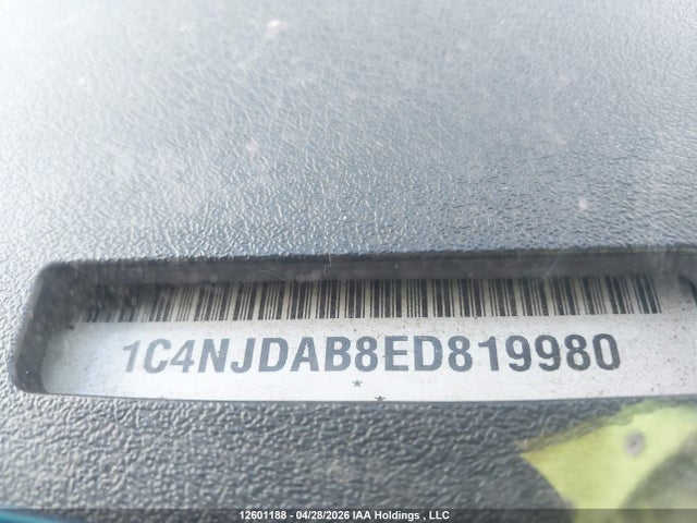 Aukcja sprzedaży 2014 Jeep Compass Sport/north, vin: 1C4NJDAB8ED819980, numer aukcji: 12601188