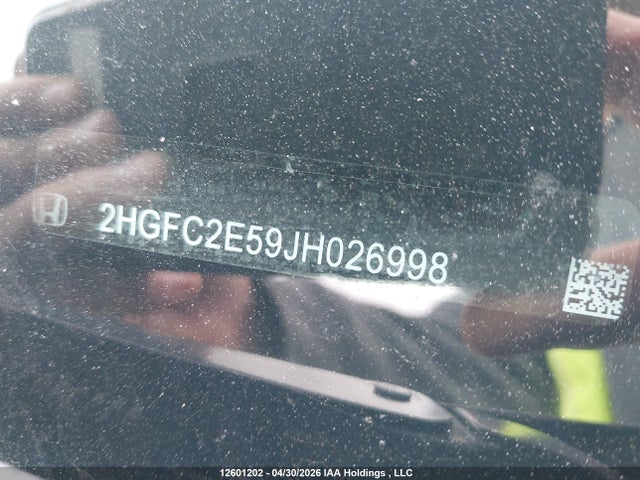 2HGFC2E59JH026998 Honda Civic Lx
