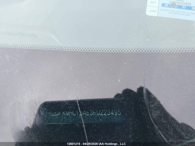 12601215 :رقم المزاد ، KMHCT5AE3FU223495 vin ، 2015 Hyundai Accent Gl مزاد بيع