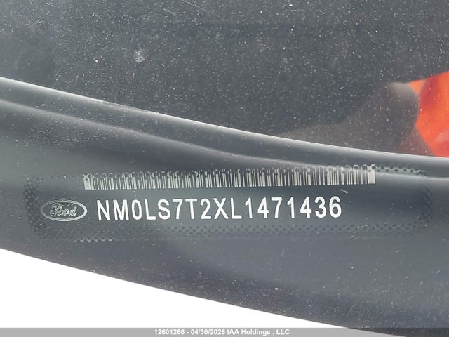 Продажа на аукционе авто 2020 Ford Transit Connect Xlt, vin: NM0LS7T2XL1471436, номер лота: 12601266