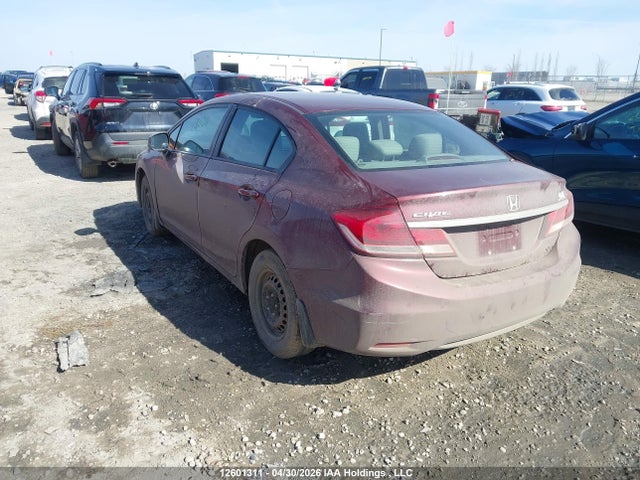 Aukcja sprzedaży 2013 Honda Civic Lx, vin: 2HGFB2F44DH016456, numer aukcji: 12601311