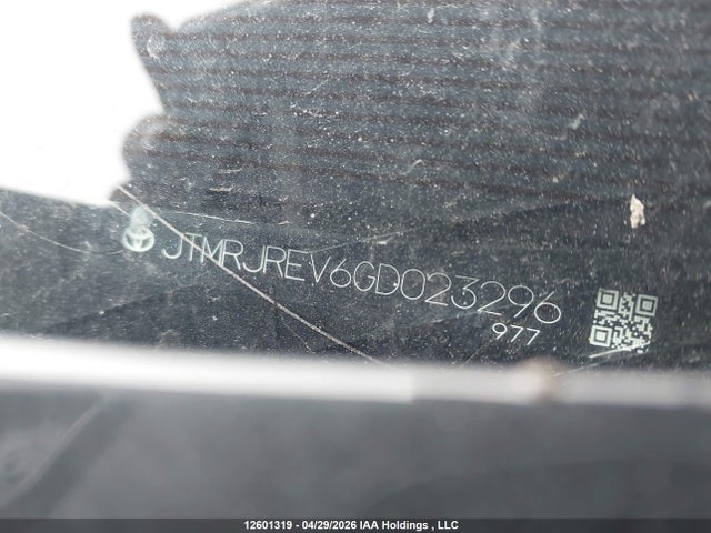 JTMRJREV6GD023296 Toyota Rav4 Hybrid Xle
