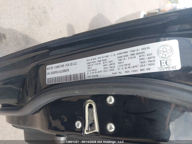 Продажа на аукционе авто 2020 Ram 3500 Tradesman, vin: 3C63R3CL4LG306376, номер лота: 12601321