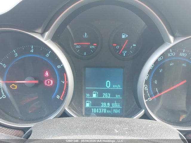 2012 Chevrolet Cruze Lt მანქანა იყიდება აუქციონზე, vin: 1G1PL5SCXC7327603, აუქციონის ნომერი: 12601346