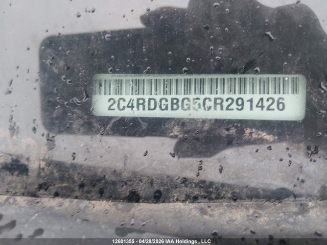 Продажа на аукционе авто 2012 Dodge Caravan, vin: 2C4RDGBG5CR291426, номер лота: 12601355