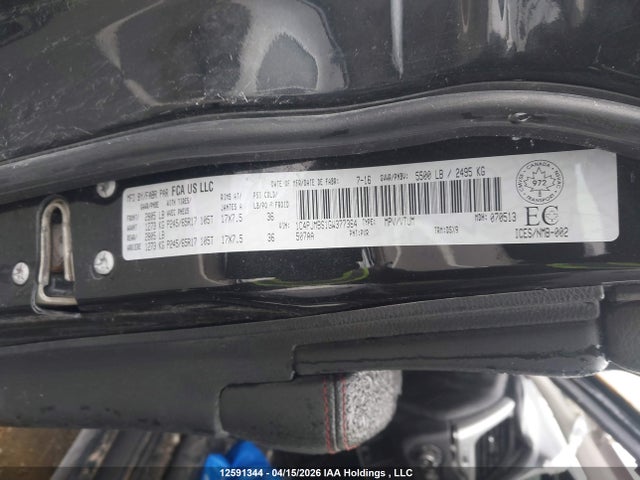 1C4PJMBS1GW377364 Jeep Cherokee Trailhawk