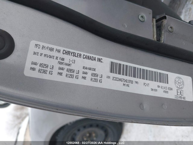 Aukcja sprzedaży 2013 Dodge Charger Enforcer Police, vin: 2C3CDXAG7DH619769, numer aukcji: 12552065