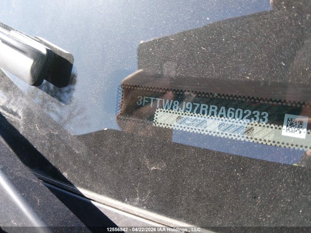 12556842 :رقم المزاد ، 3FTTW8J97RRA60233 vin ، 2024 Ford Maverick Xlt مزاد بيع