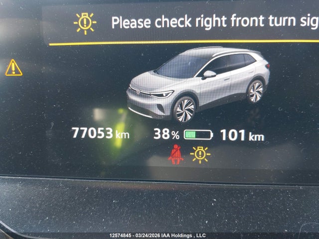 12574845 :رقم المزاد ، 1V2JSPE87RC002702 vin ، 2024 Volkswagen Id.4 Pro S مزاد بيع