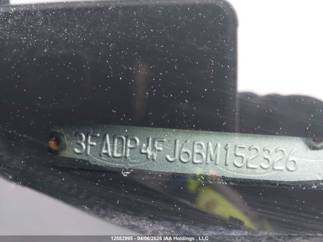 Продаж на аукціоні авто 2011 Ford Fiesta Ses, vin: 3FADP4FJ6BM152326, номер лоту: 12582995