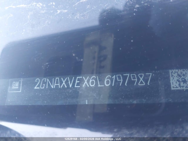 2GNAXVEX6L6197987 Chevrolet EQUINOX LT