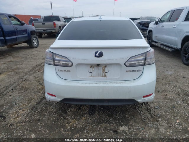 2010 Lexus Hs 250h მანქანა იყიდება აუქციონზე, vin: JTHBB1BA0A2002334, აუქციონის ნომერი: 12601395