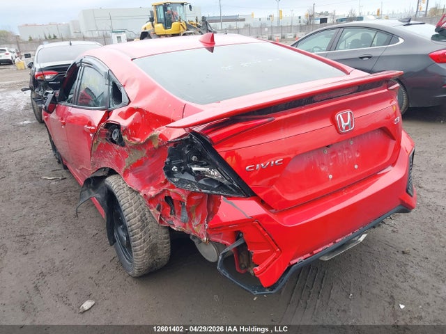 2019 Honda Civic Si Si მანქანა იყიდება აუქციონზე, vin: 2HGFC1E53KH201015, აუქციონის ნომერი: 12601402