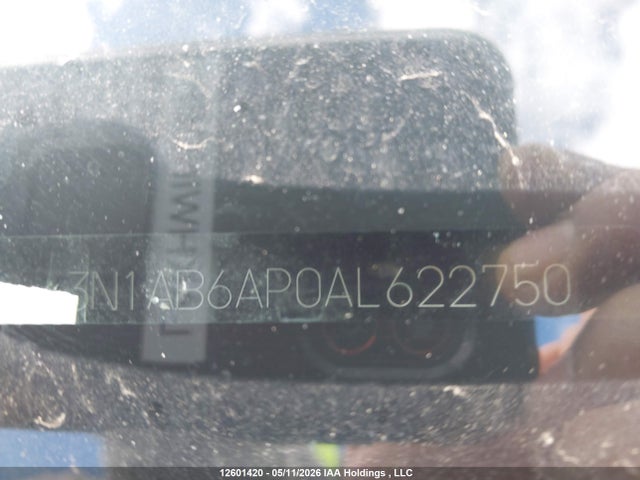 Продажа на аукционе авто 2010 Nissan Sentra 2.0, vin: 3N1AB6AP0AL622750, номер лота: 12601420