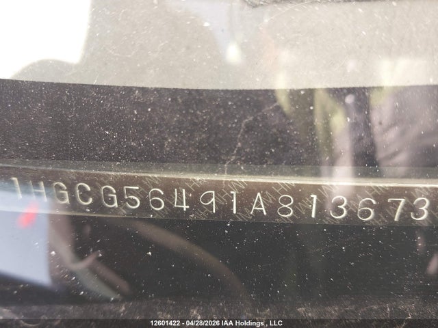 Продаж на аукціоні авто 2001 Honda Accord Lx, vin: 1HGCG56491A813673, номер лоту: 12601422