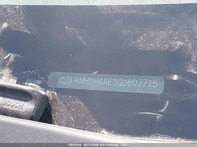KMHDH4AE3GU607715 Hyundai Elantra Sport Appearance