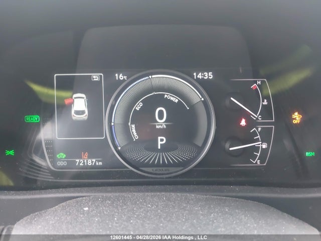 12601445 :رقم المزاد ، JTHP9JBH9N2054887 vin ، 2022 Lexus Ux 250h مزاد بيع